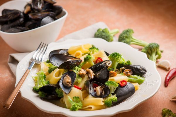 Calamarata Con Cozze E Broccoli Mondo Delle Intolleranze